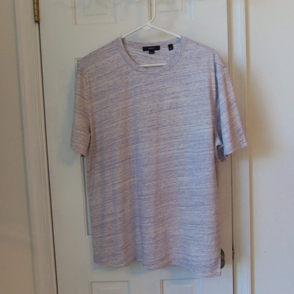 NWT Vince Mens Streaky Jersey Short Sleeve Crew Neck Tee sz M